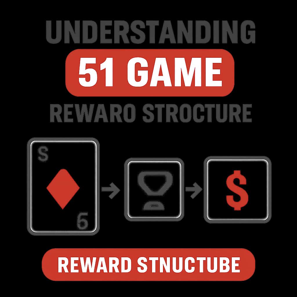 A diagram illustrating key aspects of the 51 Game reward structure.
