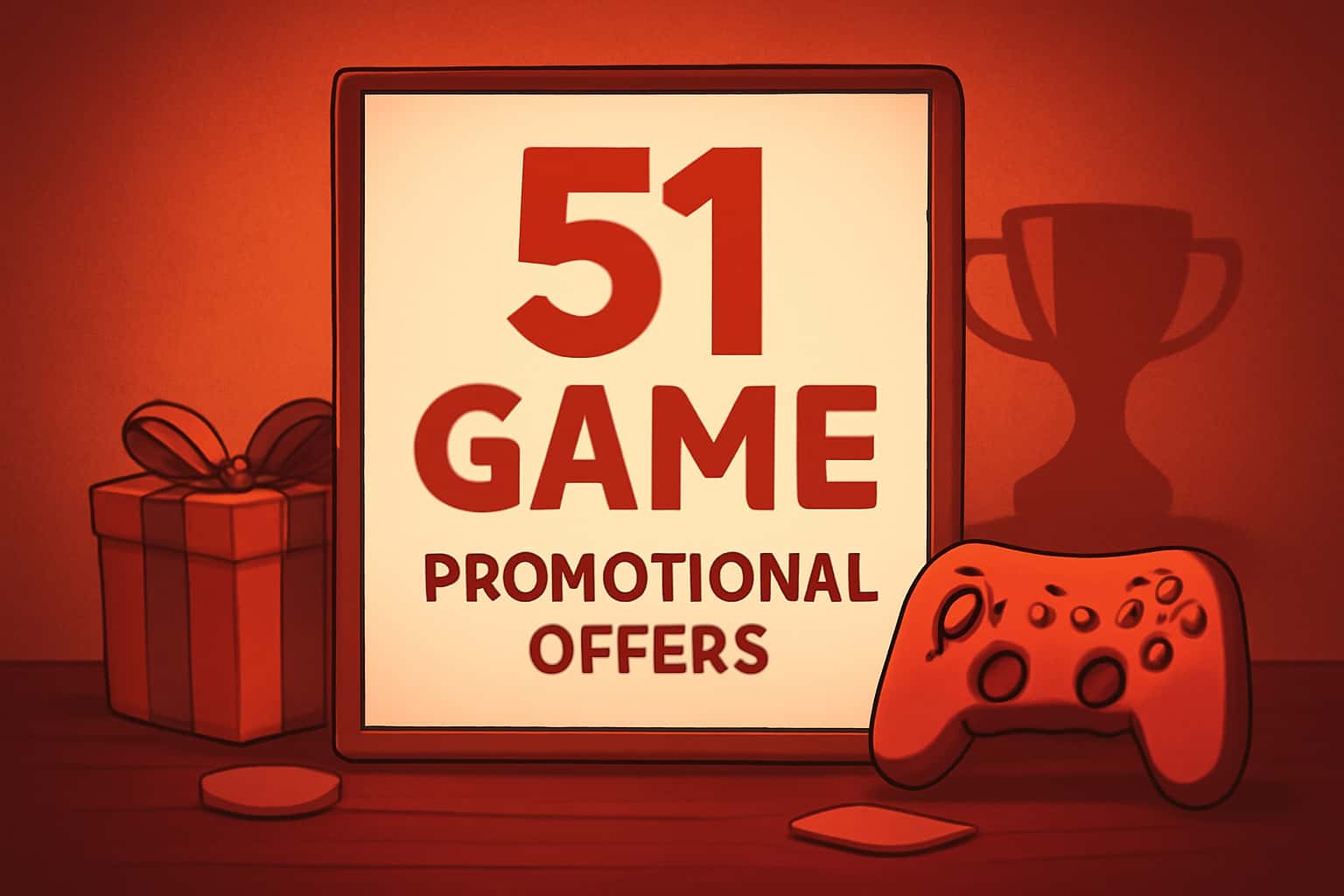 A high-tech promotional offer scene related to 51 Game.