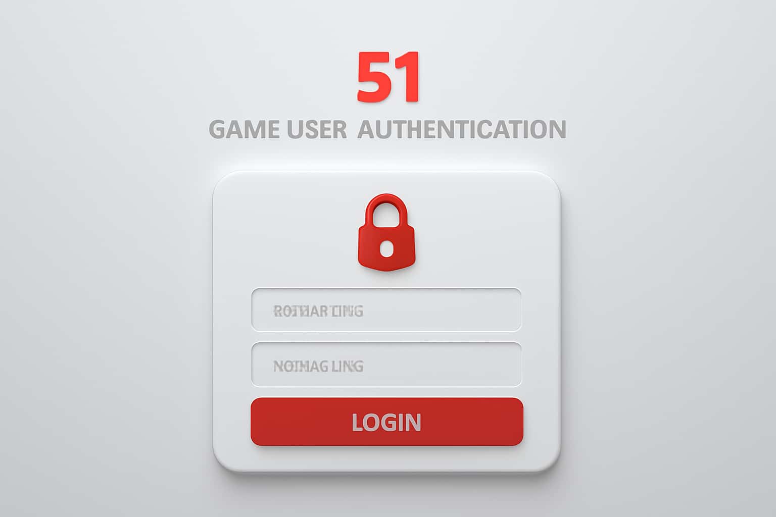 51 Game User Authentication Interface