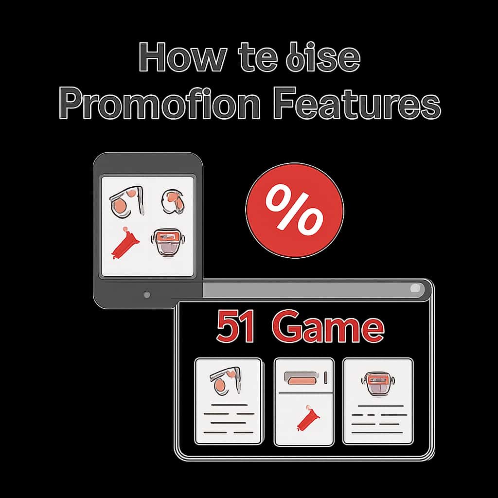 An educational diagram about 51 Game promotion features.