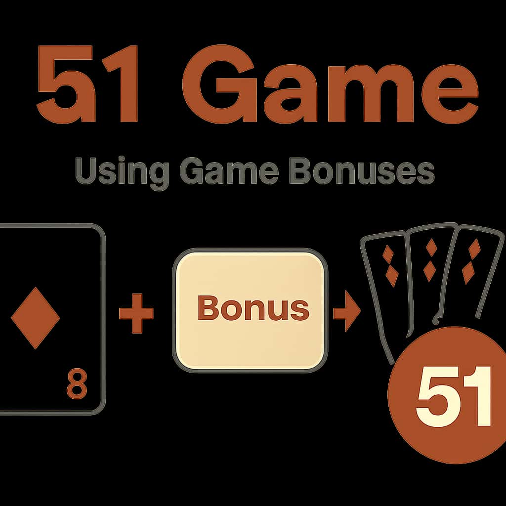 An illustration detailing the aspects of Using 51 Game Bonuses.